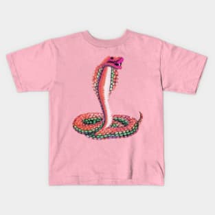 PINK COBRA Kids T-Shirt